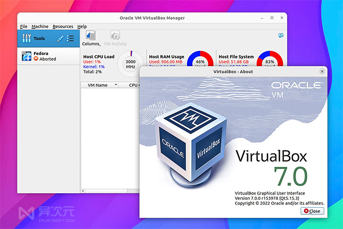 VirtualBox 7 最新虚拟机软件下载 – 免费开源跨平台 (支持 Win/Mac/Linux 安装多系统)